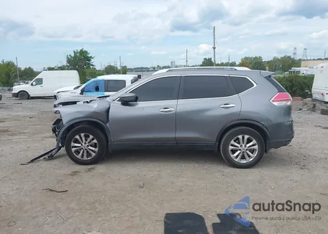 2016 Nissan Rogue Sv из США, поврежденный, VIN KNMAT2MVXGP600099